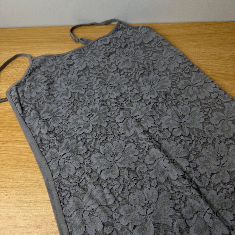 Aeropostale‎ Y2K Womens Floral Lace Tank Top Medium Coquette Romantic Layering